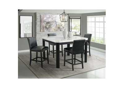 Francesca White Counter Height Dining Table