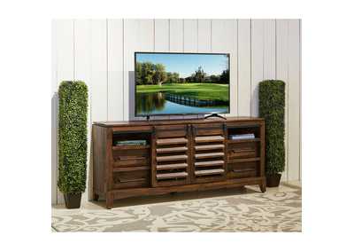 Image for Gavin Tv Console Chocolate/Brown Finish