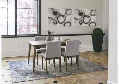 Image for Ginger Standard Height 5 Piece Dining Set - Table And Four Chairs
