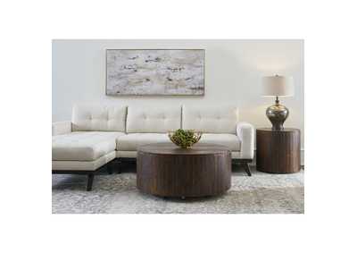 Image for Goodman Round Coffee Table In Tobacco