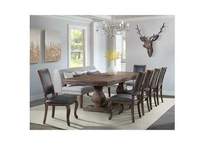 Image for Gramercy Dining Three Seat Sofa With Seven Pillows