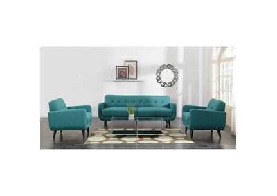 Image for Hadley Sofa Chair Set In Teal