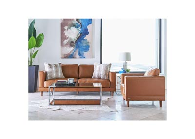 Image for Hampton Chair In Fiero Tan Top Grain - Pvc
