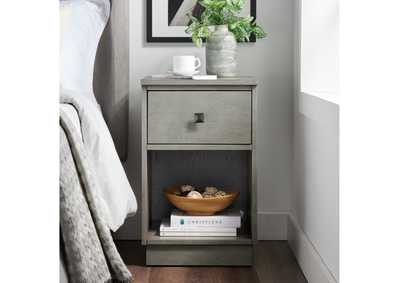 Image for Holly Side Table With Power Port USB In Grey 3A