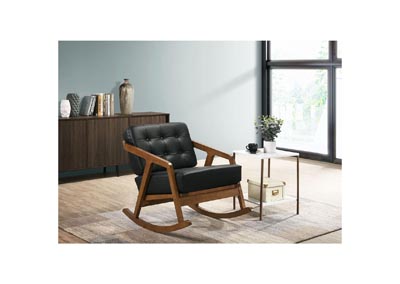 Image for Ingram Chair Pine Pu Black 3A