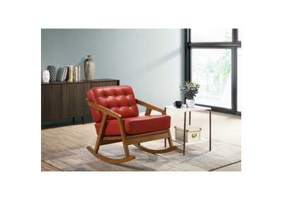 Image for Ingram Chair Pine Pu Red 3A