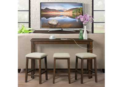 Image for Jax Bar Table Single Pack Table Three Stools 3A
