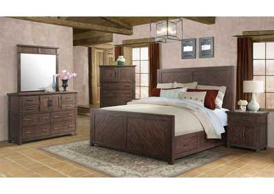 Image for Jax King Platform Storage 6 Piece Bedroom Set