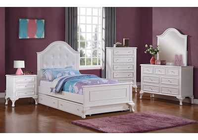 Image for Jesse Twin Panel With Trundle 6 Piece Bedroom Set