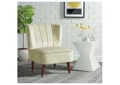Image for Joss Chair 1 With Walnut Wood Legs Broadway Cream 3A