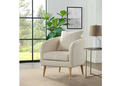 Image for Joss Chair 2 With Natural Wood Legs Aria Natural3A