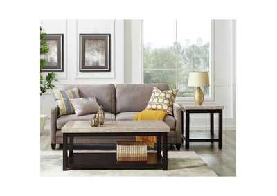 Image for Kansas 2 Piece Occasional Table Set - Coffee Table One End Table