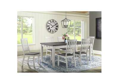 Image for Kayla Two Tone Side Chair With Grey Top 2 Per Pack