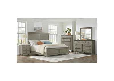 Image for Kendari 5 - Drawer Chest With White Marble Top In Grey