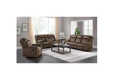 Image for Keystone Motion Loveseat With Console In Brown