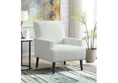 Image for Kiwi Chair In 8077 Boucle White Espresso