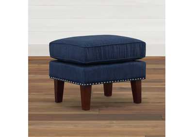 Image for Kori Ottoman In Heirloom Blue