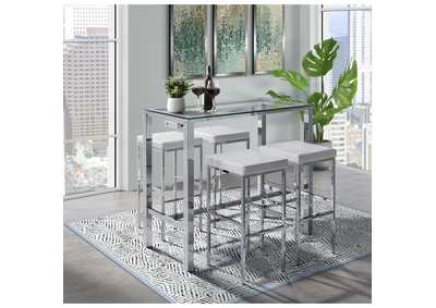 Image for Lancy Bar Table Single Pack Table Four Stools