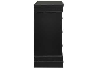 Image for Louis Philippe 6-Drawer Dresser in Black