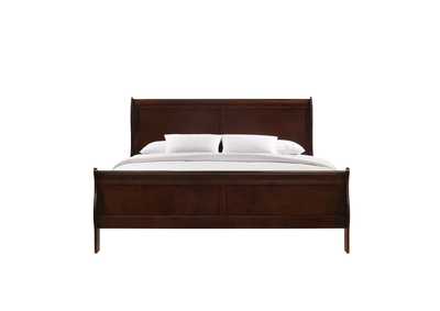 Image for Louis Philippe King Panel Bed in Cherry