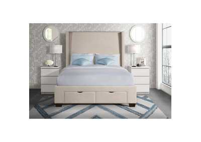 Image for Magnolia King Storage Bed Boulder Sand