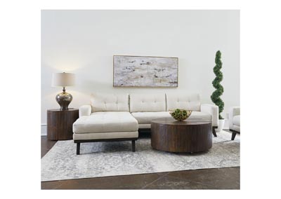 Image for Magnum 2 Piece Sectional With Left Hand Facing Chaise And Right Hand Facing Loveseat In Sarajevo Ivory