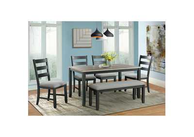 Image for Martin 60 Dining Table In Grey And Black