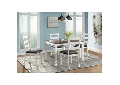 Image for Martin Brown 5Pc Dining Set-Table & Four Chairs