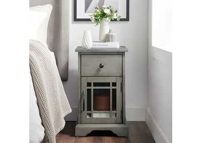 Image for Marty Side Table With Power Port USB In Grey 3A