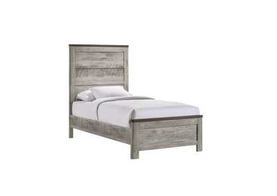 Image for Gray Millers Cove Twin Panel Bed