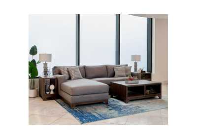 Image for Miranda Left Hand Facing 2 Piece Set In Trendy Grey - Left Hand Facing Chaise Right Hand Facing Loveseat