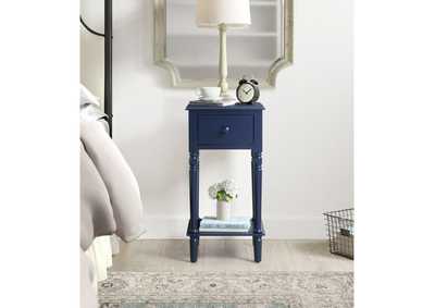 Image for Moana Side Table With USB Port In Blue
