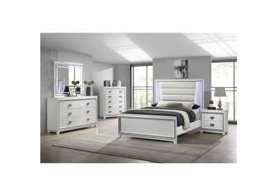 Image for Moondance Full Panel 3 Piece Bedroom Set In White
