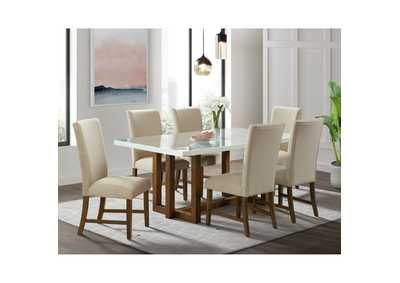 Image for Morris 7 Piece Dining Set In Espresso - Table And Six Chairs