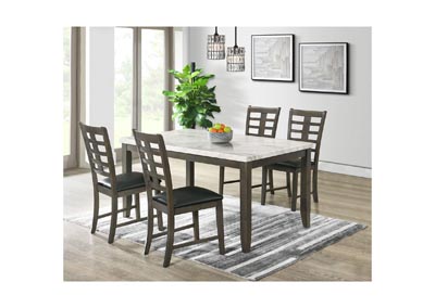 Image for Nash 5 Piece Dining Set - White Top