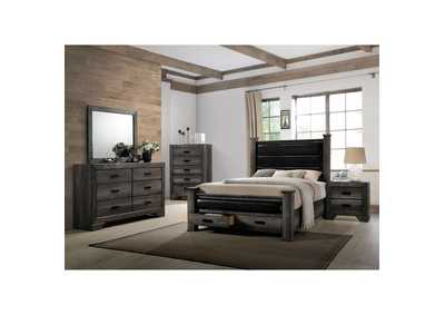 Image for Nathan King Storage Poster Bed