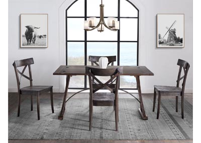 Image for New Bedford Folding Top 5 Piece Dining Set - Table And Four Chairs
