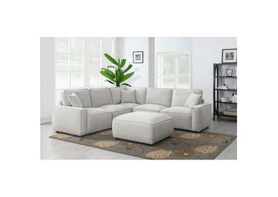 Image for Normandy Sectional Ottoman In Culp Bloke Cotton