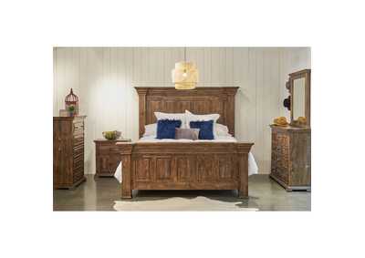 Image for Olivia Brown Dresser & Mirror Set