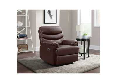 Image for Palmdale 91491 Power Recliner Pu Red - Brown A