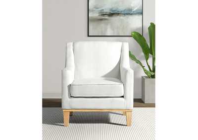 Image for Palmer Chair Blond Ash Distressed Wood Garrison Cotton 3A