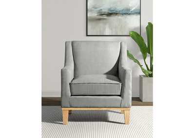 Image for Palmer Chair Blond Ash Distressed Wood Garrison Grey 3A