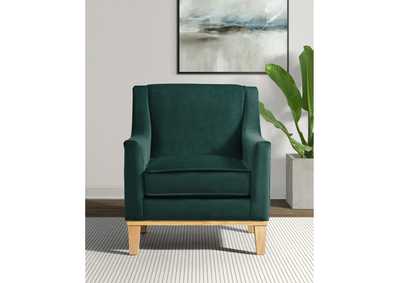 Image for Palmer Chair Blond Ash Distressed Wood Royale Peacock