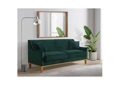 Image for Palmer Sofa Blond Ash Distressed Wood Royale Peacock