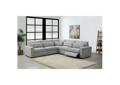 Image for Palos Verdes Sectional Left Hand Facing Power Recliner In Rodeo Grey