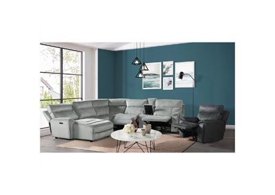 Image for Silverado Power Motion Recliner With Power Headrest In Vacquero Dark Grey