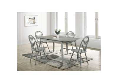 Image for Sparrow Dining Table With 12 Inch Leaf Antique Grey 3A