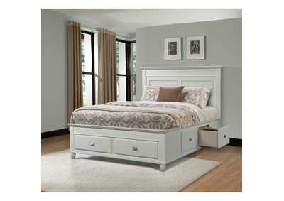 Image for Spencer Full Storage Bed White