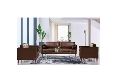 Image for Stockholm Chair In Fiero Chestnut Top Grain - Pvc