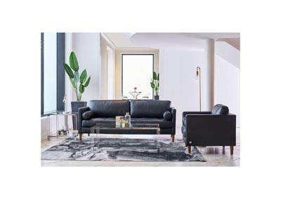 Image for Stockholm Chair In Fiero Black Top Grain - Pvc